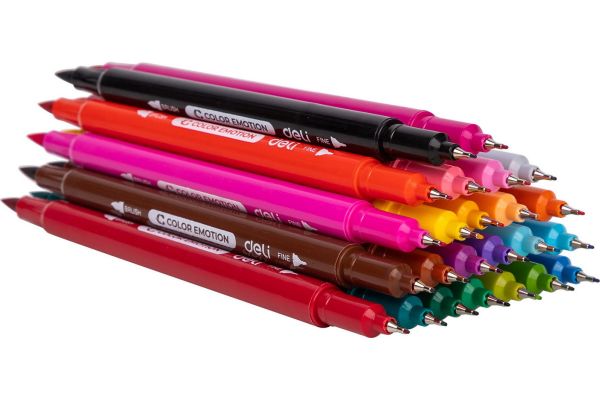 Фломастеры Deli Color Emotion EC151-24