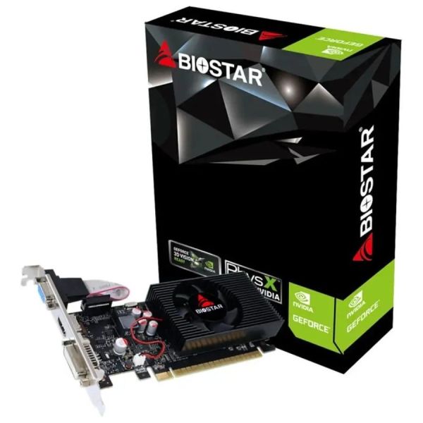 Видеокарта Biostar NVIDIA GeForce GT 730 (GT730-4GB D3 LP [GF108]) vn7313th41, 4 Гб, GDDR3