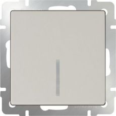 Выключатель Werkel WL03-SW-1G-2W-LED ivory (слоновая кость ) 1кл.